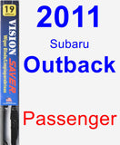 Passenger Wiper Blade for 2011 Subaru Outback - Vision Saver