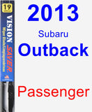 Passenger Wiper Blade for 2013 Subaru Outback - Vision Saver