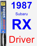 Driver Wiper Blade for 1987 Subaru RX - Vision Saver