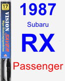 Passenger Wiper Blade for 1987 Subaru RX - Vision Saver