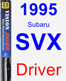 Driver Wiper Blade for 1995 Subaru SVX - Vision Saver