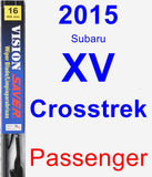 Passenger Wiper Blade for 2015 Subaru XV Crosstrek - Vision Saver