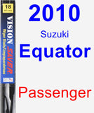 Passenger Wiper Blade for 2010 Suzuki Equator - Vision Saver