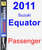 Passenger Wiper Blade for 2011 Suzuki Equator - Vision Saver