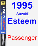 Passenger Wiper Blade for 1995 Suzuki Esteem - Vision Saver