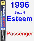 Passenger Wiper Blade for 1996 Suzuki Esteem - Vision Saver