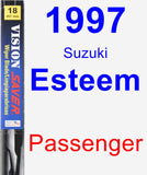 Passenger Wiper Blade for 1997 Suzuki Esteem - Vision Saver