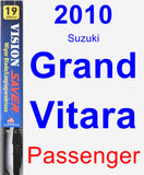 Passenger Wiper Blade for 2010 Suzuki Grand Vitara - Vision Saver