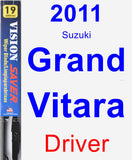 Driver Wiper Blade for 2011 Suzuki Grand Vitara - Vision Saver