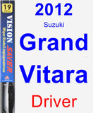 Driver Wiper Blade for 2012 Suzuki Grand Vitara - Vision Saver