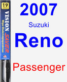 Passenger Wiper Blade for 2007 Suzuki Reno - Vision Saver