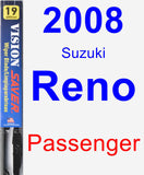 Passenger Wiper Blade for 2008 Suzuki Reno - Vision Saver