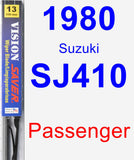 Passenger Wiper Blade for 1980 Suzuki SJ410 - Vision Saver