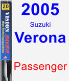 Passenger Wiper Blade for 2005 Suzuki Verona - Vision Saver