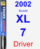 Driver Wiper Blade for 2002 Suzuki XL-7 - Vision Saver