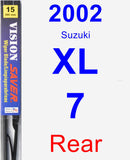 Rear Wiper Blade for 2002 Suzuki XL-7 - Vision Saver