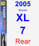 Rear Wiper Blade for 2005 Suzuki XL-7 - Vision Saver