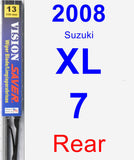 Rear Wiper Blade for 2008 Suzuki XL-7 - Vision Saver