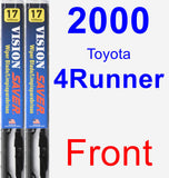 Front Wiper Blade Pack for 2000 Toyota 4Runner - Vision Saver