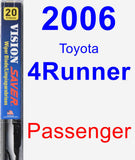 Passenger Wiper Blade for 2006 Toyota 4Runner - Vision Saver