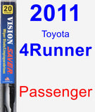 Passenger Wiper Blade for 2011 Toyota 4Runner - Vision Saver