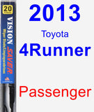 Passenger Wiper Blade for 2013 Toyota 4Runner - Vision Saver