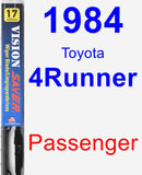 Passenger Wiper Blade for 1984 Toyota 4Runner - Vision Saver