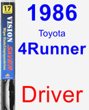 Driver Wiper Blade for 1986 Toyota 4Runner - Vision Saver