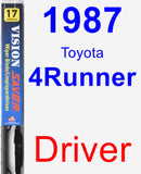 Driver Wiper Blade for 1987 Toyota 4Runner - Vision Saver