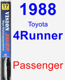 Passenger Wiper Blade for 1988 Toyota 4Runner - Vision Saver