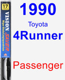 Passenger Wiper Blade for 1990 Toyota 4Runner - Vision Saver