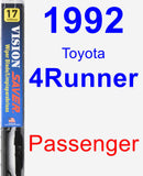 Passenger Wiper Blade for 1992 Toyota 4Runner - Vision Saver