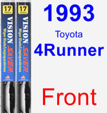 Front Wiper Blade Pack for 1993 Toyota 4Runner - Vision Saver