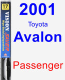 Passenger Wiper Blade for 2001 Toyota Avalon - Vision Saver