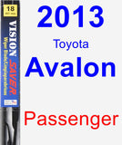 Passenger Wiper Blade for 2013 Toyota Avalon - Vision Saver