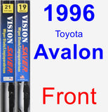 Front Wiper Blade Pack for 1996 Toyota Avalon - Vision Saver