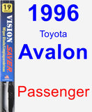 Passenger Wiper Blade for 1996 Toyota Avalon - Vision Saver