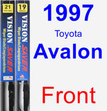 Front Wiper Blade Pack for 1997 Toyota Avalon - Vision Saver