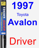 Driver Wiper Blade for 1997 Toyota Avalon - Vision Saver