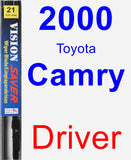 Driver Wiper Blade for 2000 Toyota Camry - Vision Saver