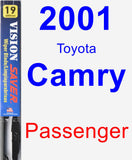 Passenger Wiper Blade for 2001 Toyota Camry - Vision Saver