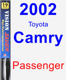 Passenger Wiper Blade for 2002 Toyota Camry - Vision Saver