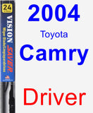 Driver Wiper Blade for 2004 Toyota Camry - Vision Saver