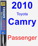 Passenger Wiper Blade for 2010 Toyota Camry - Vision Saver