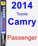 Passenger Wiper Blade for 2014 Toyota Camry - Vision Saver