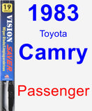 Passenger Wiper Blade for 1983 Toyota Camry - Vision Saver