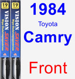 Front Wiper Blade Pack for 1984 Toyota Camry - Vision Saver