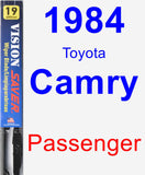 Passenger Wiper Blade for 1984 Toyota Camry - Vision Saver