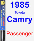 Passenger Wiper Blade for 1985 Toyota Camry - Vision Saver