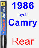 Rear Wiper Blade for 1986 Toyota Camry - Vision Saver